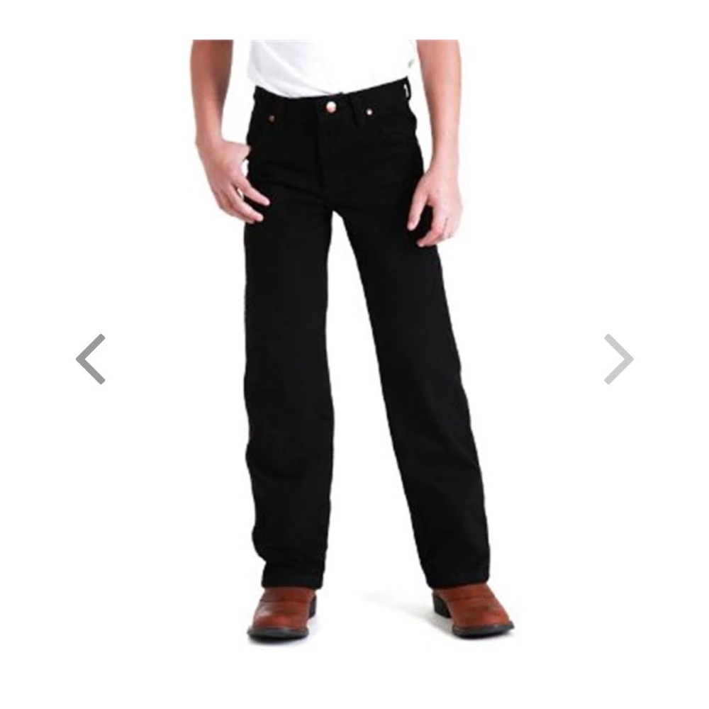 New boys Wrangler black jeans. 16 Regular